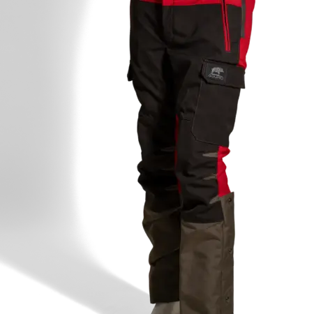 ADURO Sauenschutzhose Sau Protect Profi in Rot - Vollschutz fuer die Sauenjagd