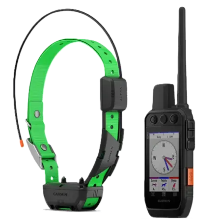 Garmin Alpha 300i K + TT25K Bundle – grünes TT25K-Halsband mit Antenne und Alpha 300i K Handgerät mit Kompassanzeige