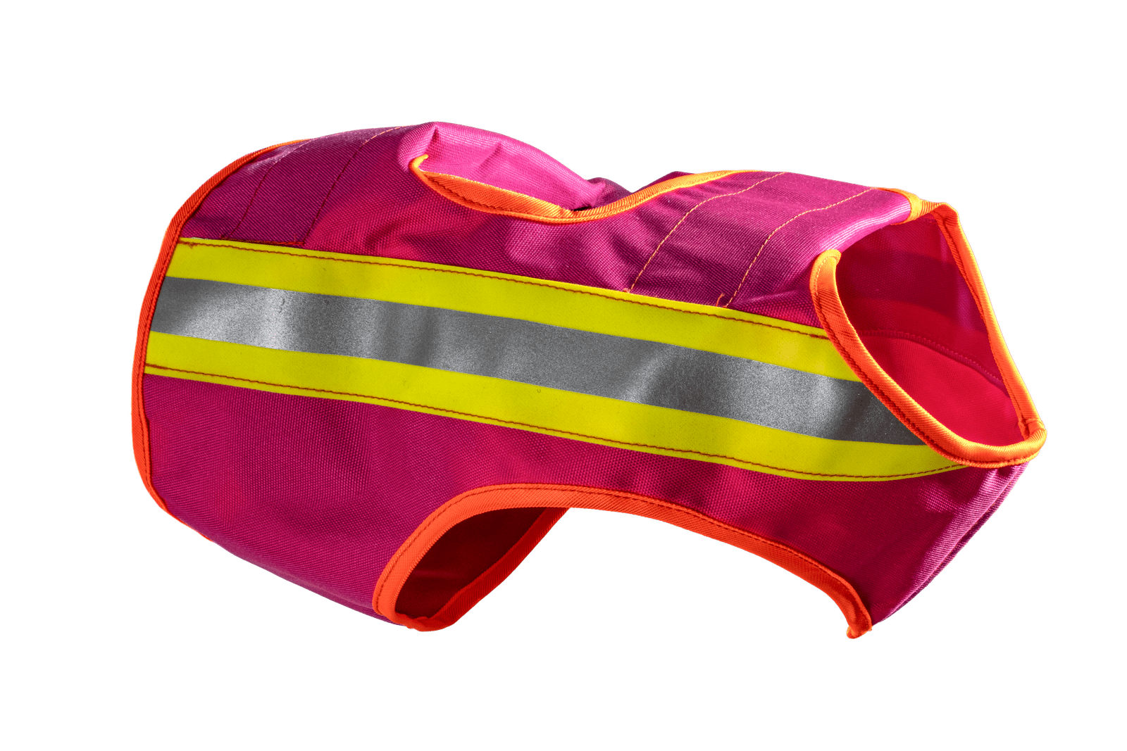 ADURO Hundewarnweste in Pink – reflektierende Signalweste für Hunde