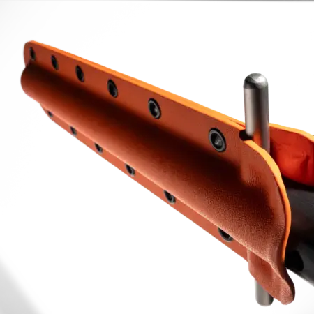 Kydex Scheide in Orange für die ADURO Saufederspitze KONRAD