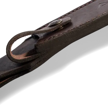 ADURO Lederscheide für 18 cm Messer, braunes Leder mit ADURO Prägung